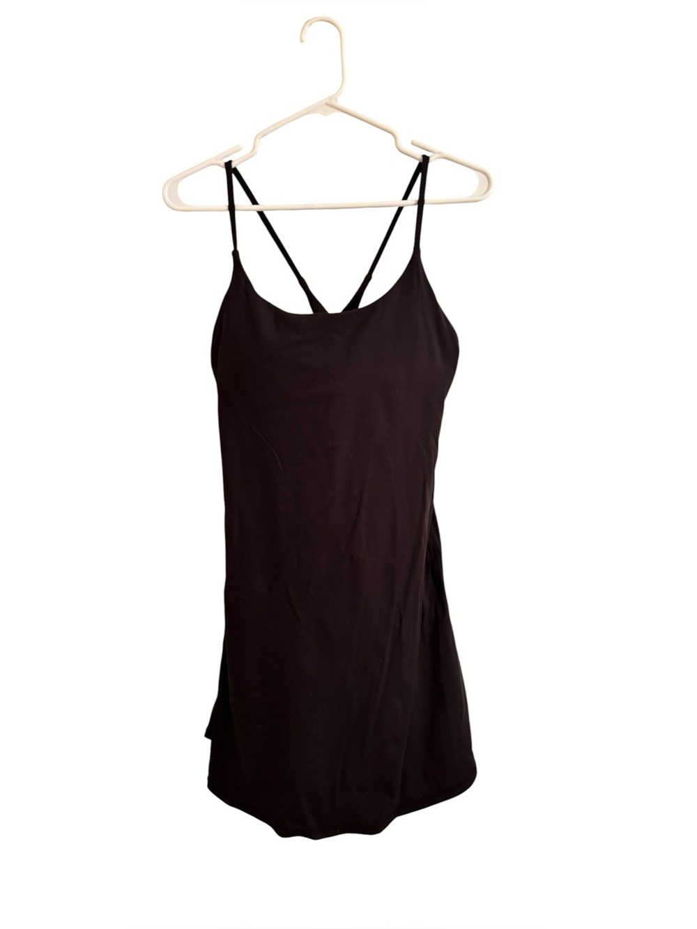 Black XL Activewear Dress with Stretch Built in Biker Shorts XL